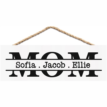 Personalized Mom or Mama Sign With Kids Names